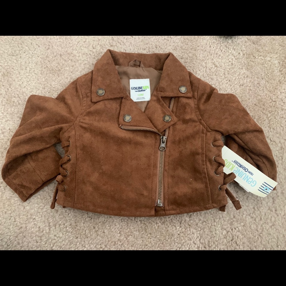 New suede baby jacket!